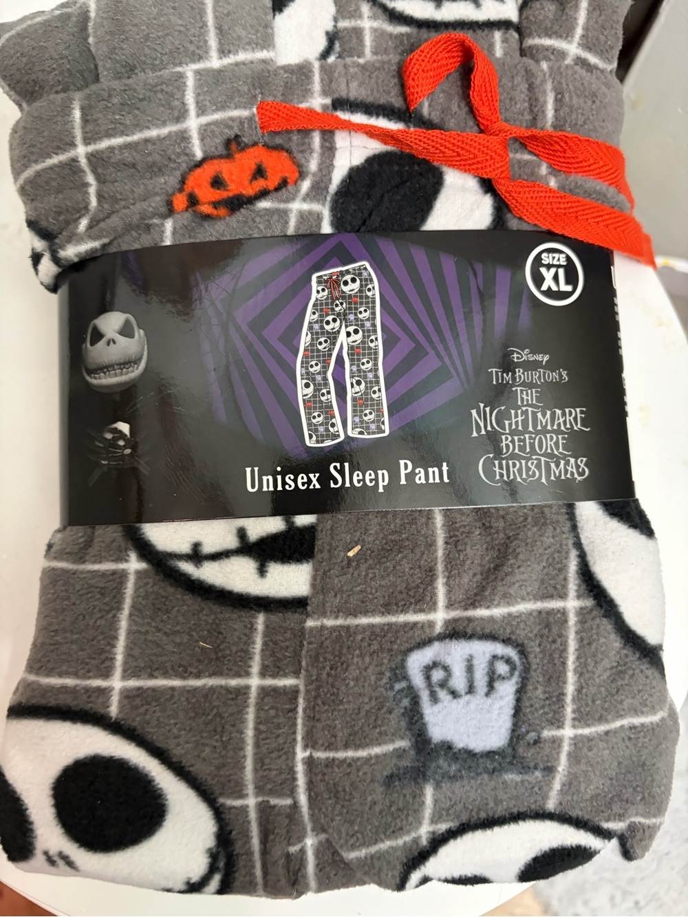 Disney The Nightmare Before Christmas Adult   Sleep Pants size XL NWT